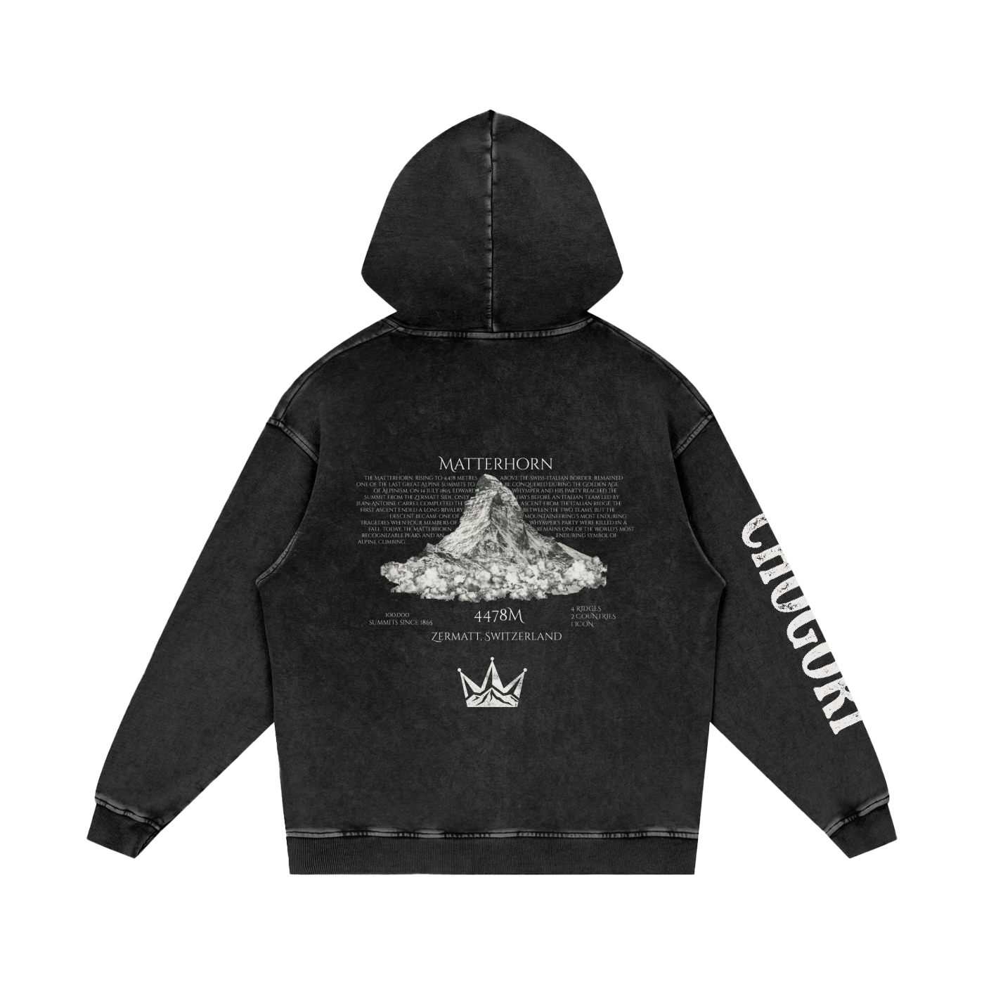 Matterhorn Heavy Hoodie, Collection 001, Big 3